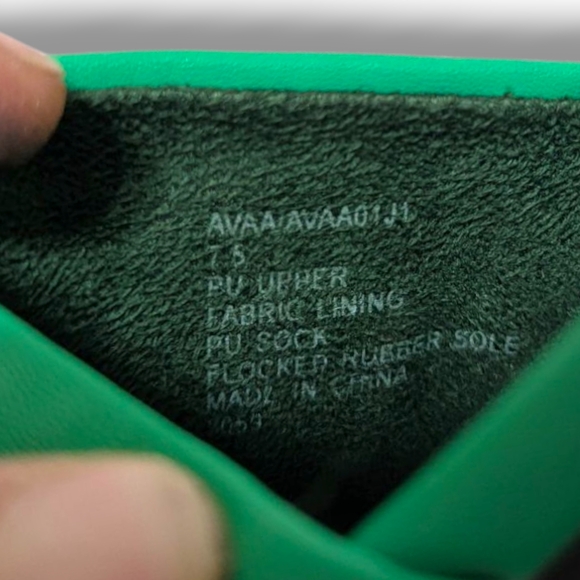 Madden Girl Women's Avaa Flat Sandal In Green Paris Sz. 7.5 - Picture 9 of 12